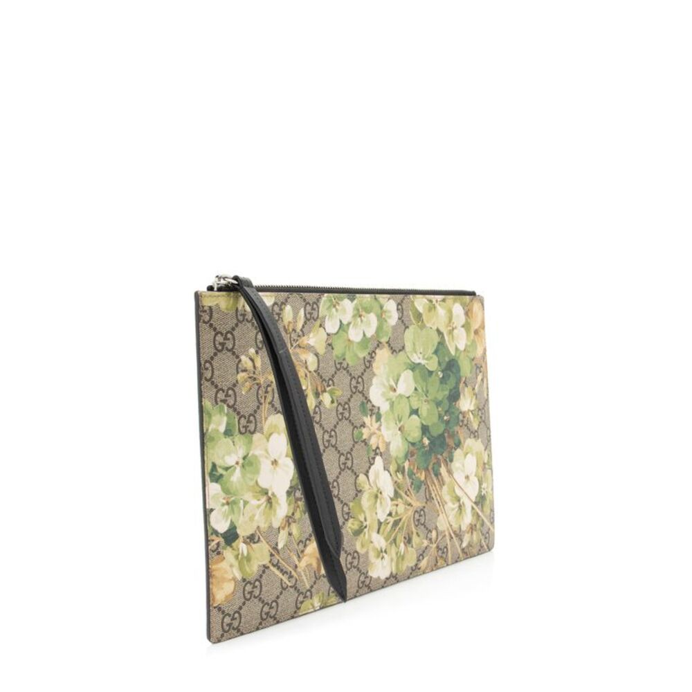 Gucci GG Supreme Blooms Large Pouch - Picture 2 of 8